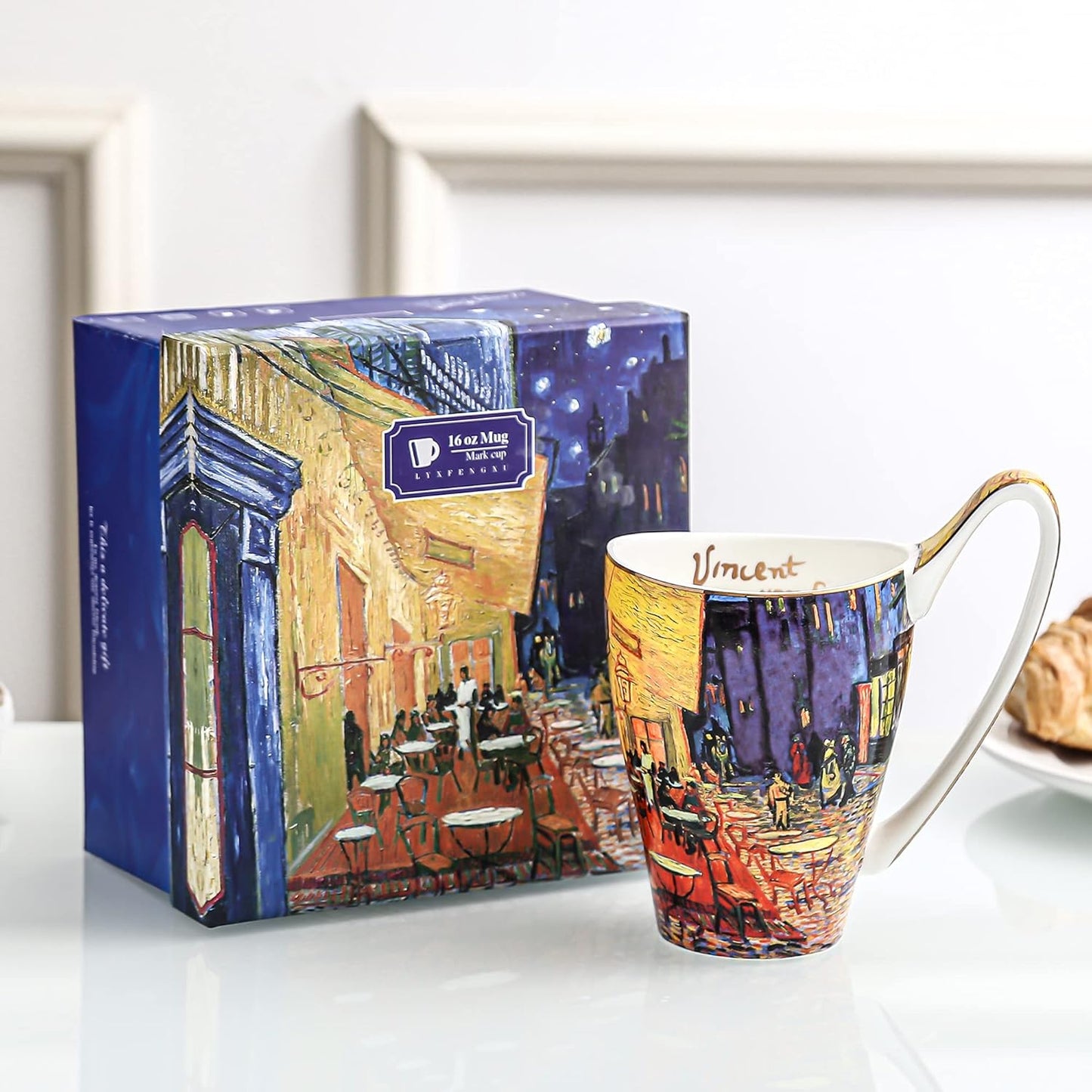 Mug Ceramic Novelty Coffee Mugs 16 Oz Creative Art Give Van Gogh Lovers Unique Gifts