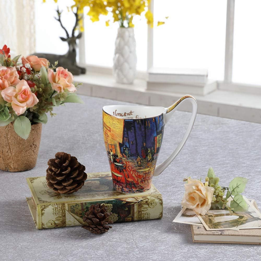 Mug Ceramic Novelty Coffee Mugs 16 Oz Creative Art Give Van Gogh Lovers Unique Gifts